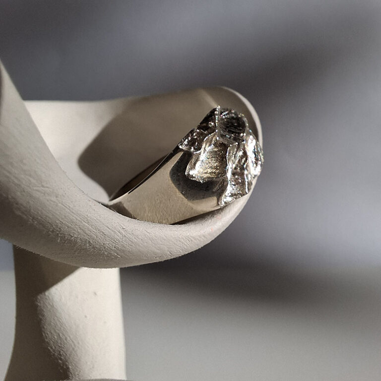 Bague montagne du Monte Cinto en argent 925, bijou montagne personnalisé