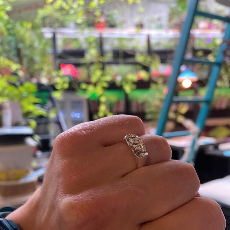 Bague montagne en argent 925 portée au quotidien, avis client